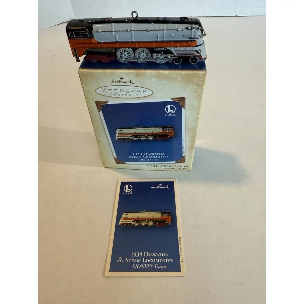 Hallmark Keepsake‎ Ornament 2004 Lionel 1939 Hiawatha Steam Locomotive 9th New